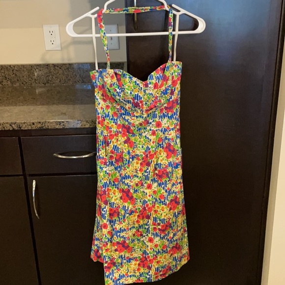 Anthropologie Girls From Savoy Garden Party Halter Dress - Picture 2 of 9